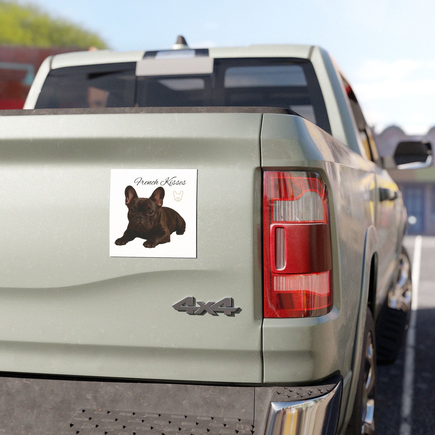 French Kisses Car Magnet